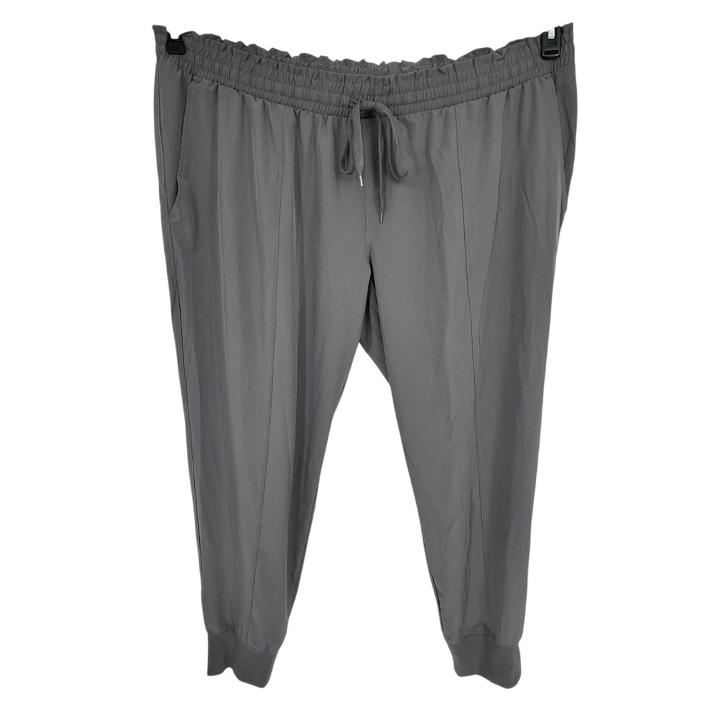 Elevated Joggers Womens XXL 20 Gray Maternity Relaxed Fit Athleisure NEW